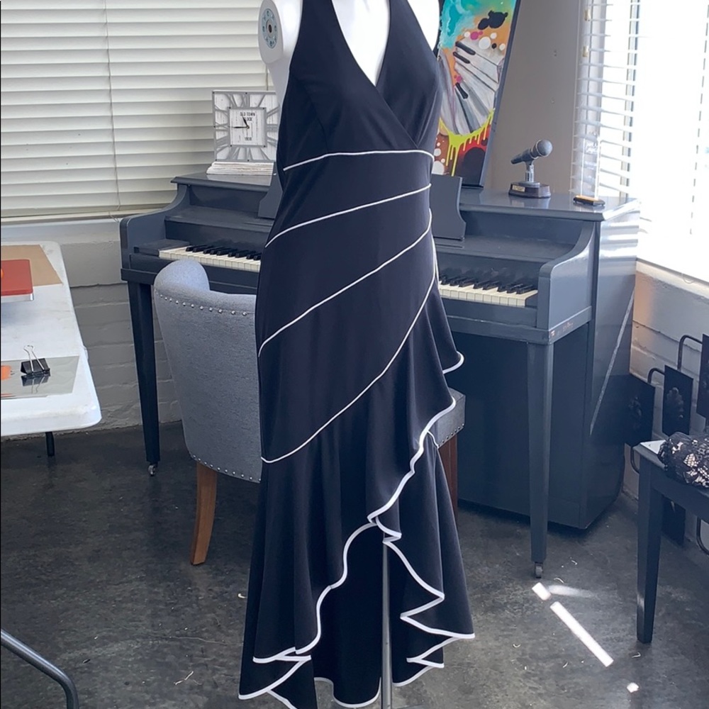 Halter Ruffle Dress